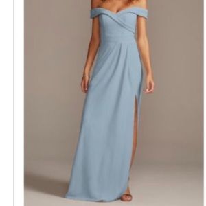 Dusty Blue Bridesmaid Dress - David’s Bridal